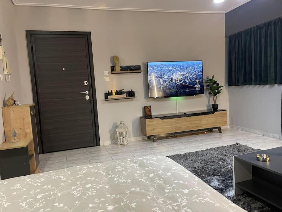 Central Modern Apartment Volos Bagian luar foto